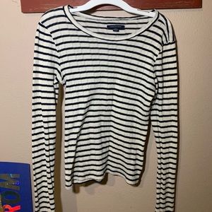 Tight fitted striped top!